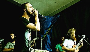 Protest the Hero performing at the Warped Tour 2008