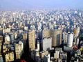 English: Region of the São Paulo, building Italia, Copan and the round Hilton Hotel