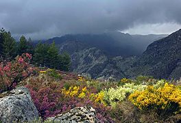 Serra da Estrela⁠(d), cel mai înalt lanț muntos din Portugalia continentală⁠(d).