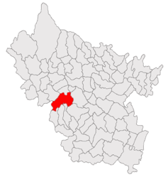 Location in Buzău County