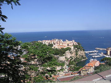 View to Monacoville (including the princely palace)