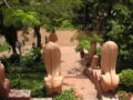 Stairway to the Wat Phnom stupa.