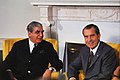 Tercer presidente de Pakistán, Yahya Khan con Richard Nixon el 1 de Octubre de 1970