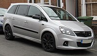 Vauxhall Zafira VXR (United Kingdom) (2005–2009)