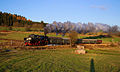 52 8134 with a charter train of the Eisenbahnfreunde Betzdorf in Hilchenbach-Lützel