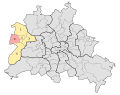 Deutsch: Wahlkreis Spandau 4 für die Wahlen zum Abgeordnetenhaus von Berlin. Stand 2006