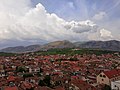 View of Korçë from the top