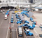 Cargo vehicles at the airport
