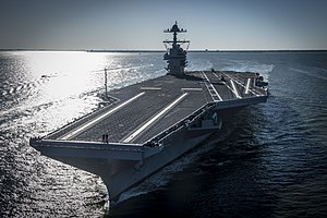 USS Gerald R. Ford v roce 2017