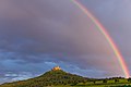 Rainbow over Hohenzollern Castle