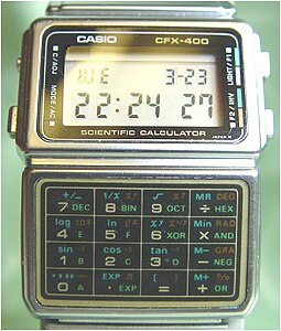 מחשבון־שעון מדעי של Casio, מאמצע שנות ה־80