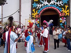 Contradanza de las Varas en Tequixquiac.