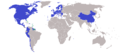 Image 19Countries (in blue) which have signed Free Trade Agreements with Costa Rica (from Costa Rica)