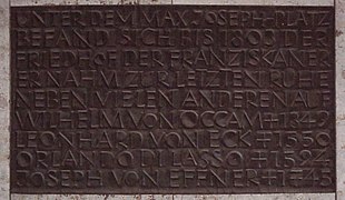 Gedenktafel Friedhof des Franziskanerklosters München - 1999-02-22 - 003d.jpg