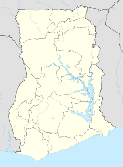Kumasi trên bản đồ Ghana