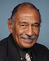 John Conyers, Afro-Américain ayant siégé le plus longtemps au Congrès (1965-2017).