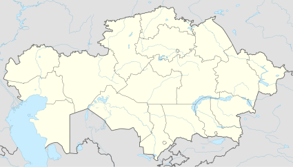 Mappa di localizzazione: Kazakistan