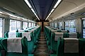 Interior of ordinary-class car KiHa 260–1102 in April 2009