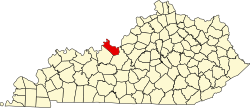 Koartn vo Meade County innahoib vo Kentucky