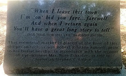 Inscription au dos de la tombe de Little Zion Church.