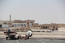 A view of Al Thakhira from the beach.