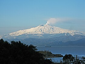 View from Reggio Calabria in winter