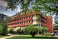 The Winspear Business Reference Library building, on the campus of the University of Alberta