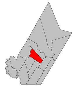 Location within York County.