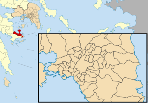Тризиния-Метана на карте