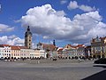 Vista de la plaza Přemysl Otakar II en České Budějovice.