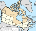 1905: Alberta and Saskatchewan formed