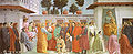 Résurrection du fils de Théophile commencée par Masaccio