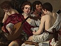 『奏楽者たち』（1595年 - 1596年） メトロポリタン美術館（ニューヨーク）