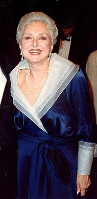 Celeste Holm vuoden 1988 Oscar-gaalassa