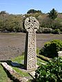 Image 34The cross on the grave of Charles Bowen Cooke, St Just in Roseland (from Culture of Cornwall)
