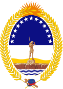 Viejo escudo de armas de la Provincia de Río Negro (1982-2009)
