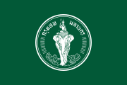 Flag of Bangkok Metropolitan Administration Баңкок Метрополиясе байрагы