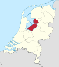 Ligking vaan Flevoland in Nederland