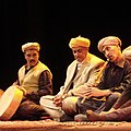 Beni Salah tocant la gasba, flauta pròpia del Magrib, a Algèria.