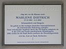 Berliner Gedenktafel für Marlene Dietrich