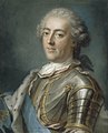 Portrait de Louis XV, fin des années 1730, copie pastel.