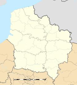 Amiens ubicada en Alta Francia