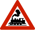 Level crossing without a barrier or gate[N 2]