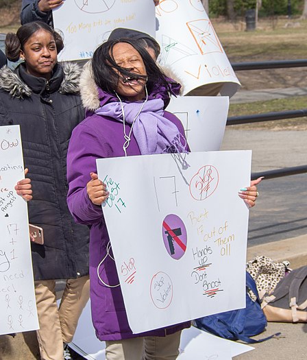 National School Walkout Rally in Prospect Park