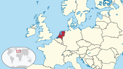 Location of Niderlandiya