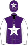 PURPLE, Wine star, Purple sleeves, Purple cap and White star