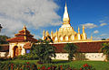 Pha That Luang in Vientiane is the national symbol of Laos.
