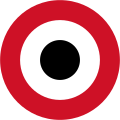 Libya 1969 to 1978 A three color roundel was used during the period of close ties with Egypt