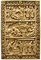 Pozno karolinška slonokoščena tabla, verjetno platnice za knjigo