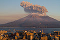 Erupcion de Sakurajima en 2009.